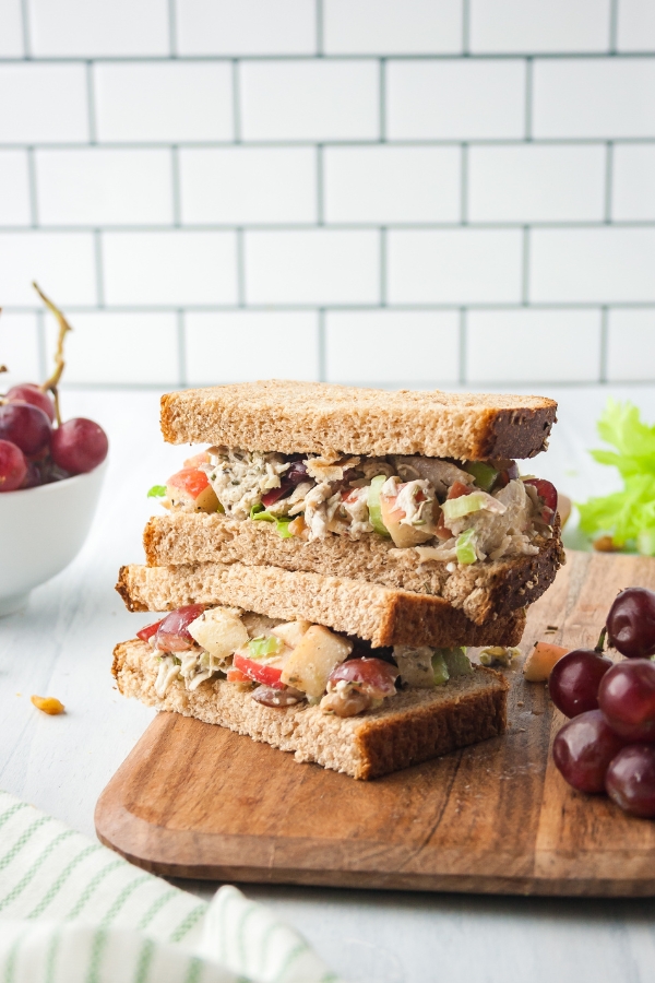 Perfect Summer Chicken Salad with Grapes - Green Oklahoma
